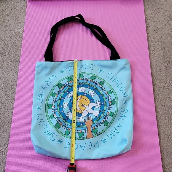 ✌️ ☮️ Peace Tote bag NWOT - Picture 2 of 3